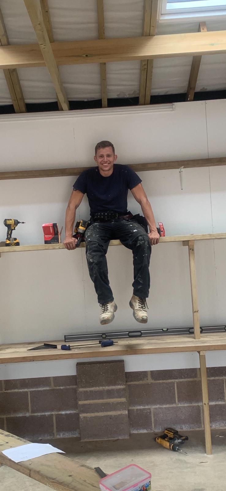 Tommy Oldridge — UK Carpenter on site in Perth