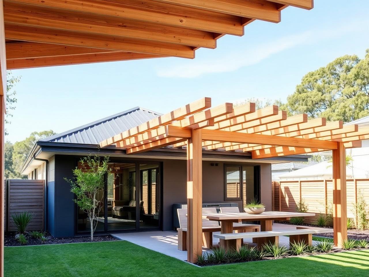 Custom pergola
